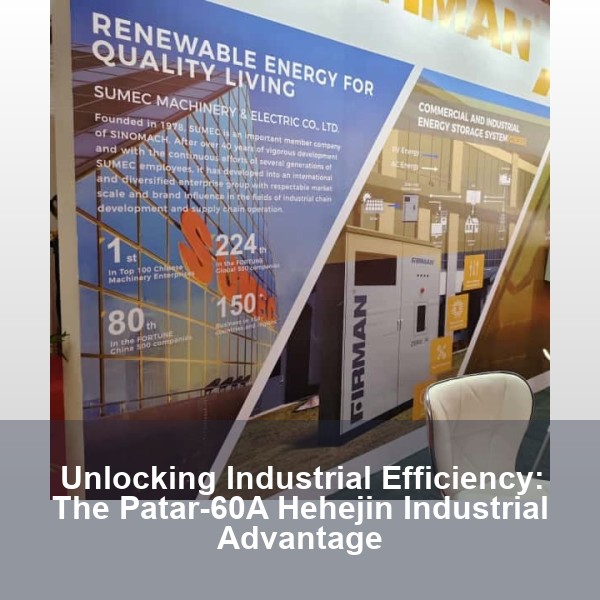 Unlocking Industrial Efficiency: The Patar-60A Hehejin Industrial Advantage